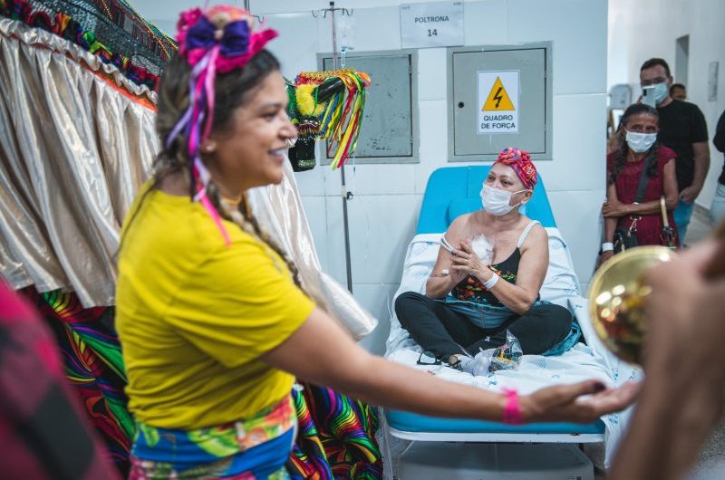Pacientes participam de cortejo junino no Hospital de Câncer do Maranhão