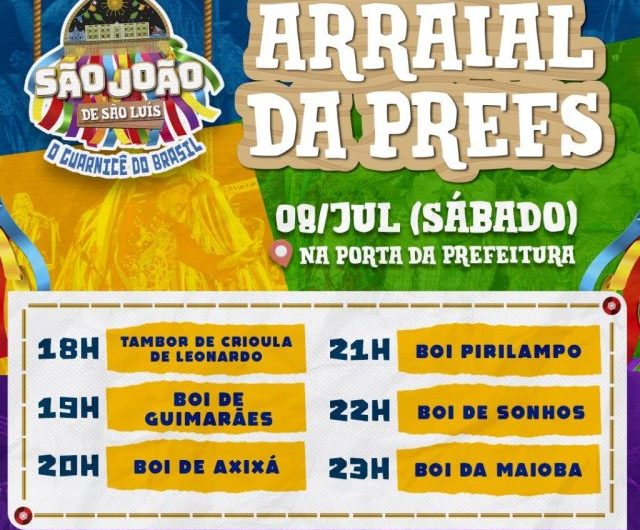 Prefeitura realiza “Arraial da Prefs” a partir deste sábado (8)