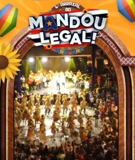 Arraial do Mandou Legal começa nesta sexta (7) com programação no Ceprama