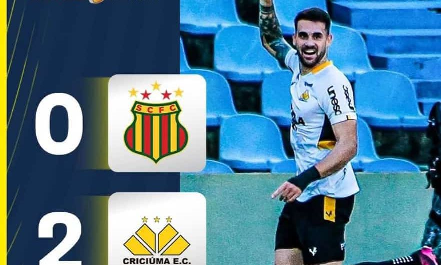Sampaio joga mal e perde para o Criciúma no Castelão