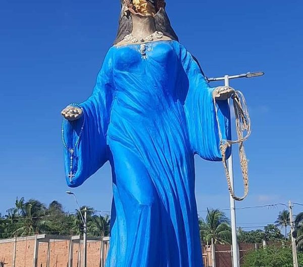 Governo do Estado repudia ato de vandalismo à imagem de Iemanjá e providencia restauração