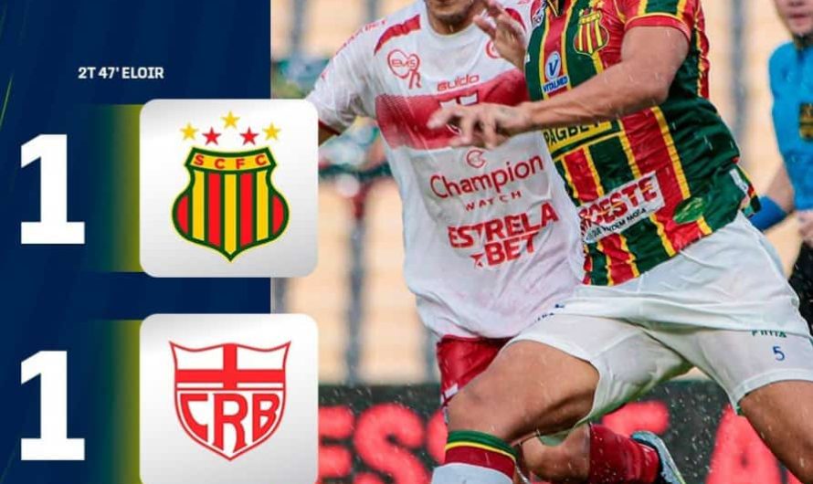 Sampaio empata com CRB e permanece em 15º lugar