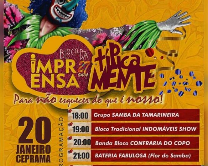 Bloco da Imprensa: “Para lembrar do que é nosso”