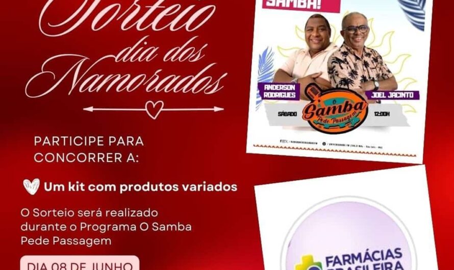 O Samba Pede Passagem e ainda vai “brindar” namorados neste sábado, na Universidade FM