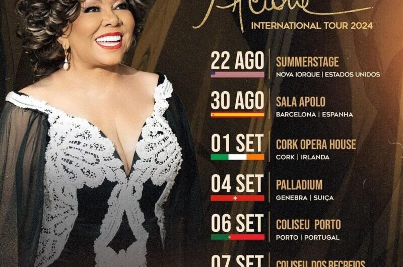 Alcione fará show nos Estados Unidos