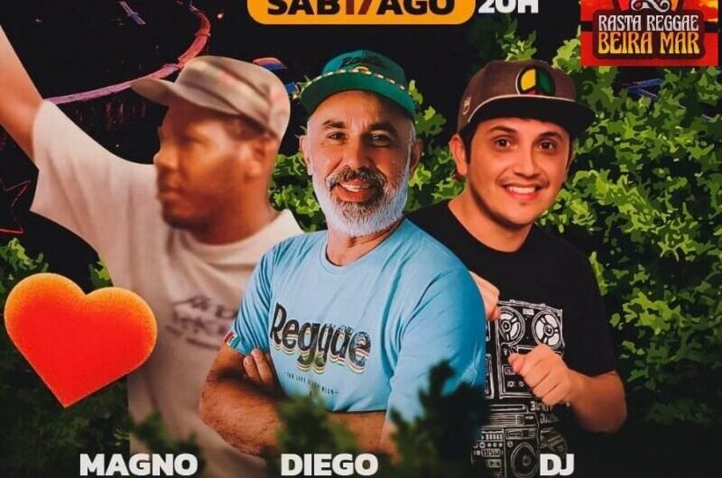 Magno Roots do BF, Diego Rastaman e DJ Waldiney neste sábado, no Rasta Reggae Beira Mar   