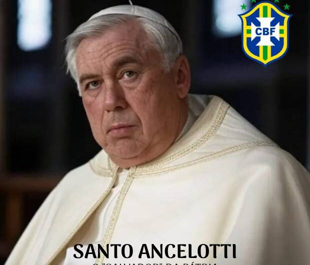 Carlo Ancelotti é o novo técnico da Seleção Brasileira