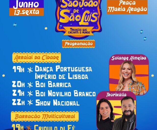 ‘Arraial da Cidade’ recebe Boi Barrica e o Boi Novilho Branco nesta sexta (13)