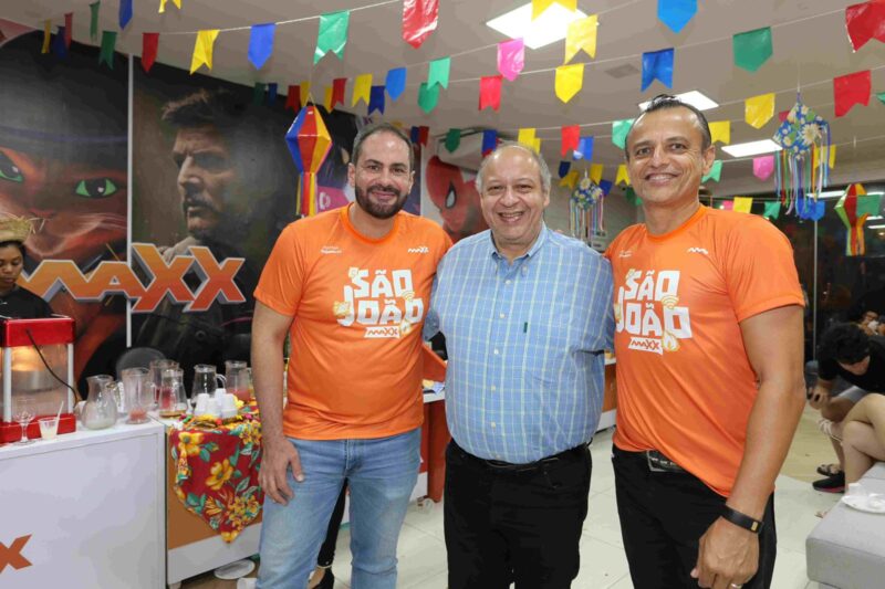 O Diretor Técnico da Maxx Jeferson Bandeira, o Ger Financeiro André Carmelo e o Ger Comercial Fernando Lima
