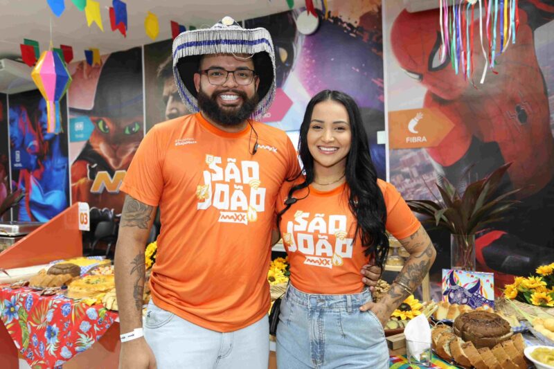 Marketing da Maxx: Victor Akilla e Fabrícia Braga.