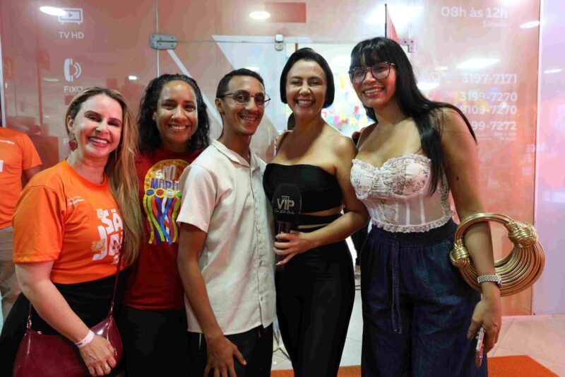 Ilka Brandão, Lu Mendes, Tonny Pires, Rita Matos e Paulinha Aguiar.