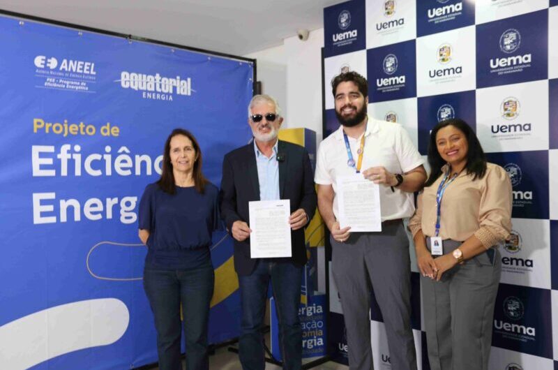 Termo de Cooperação sela parceria entre o Programa de Eficiência Energética da Equatorial Maranhão e a UEMA para implantação de ações de eficiência energética