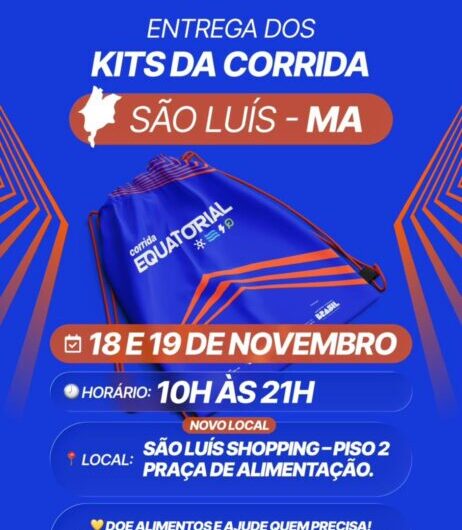 Entrega dos kits da Corrida Equatorial 2025 ocorre nos dias 18 e 19 de novembro