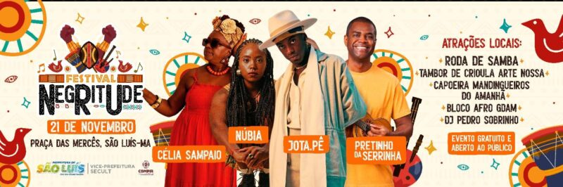 São Luís anuncia a 4ª edição do Festival Negritude