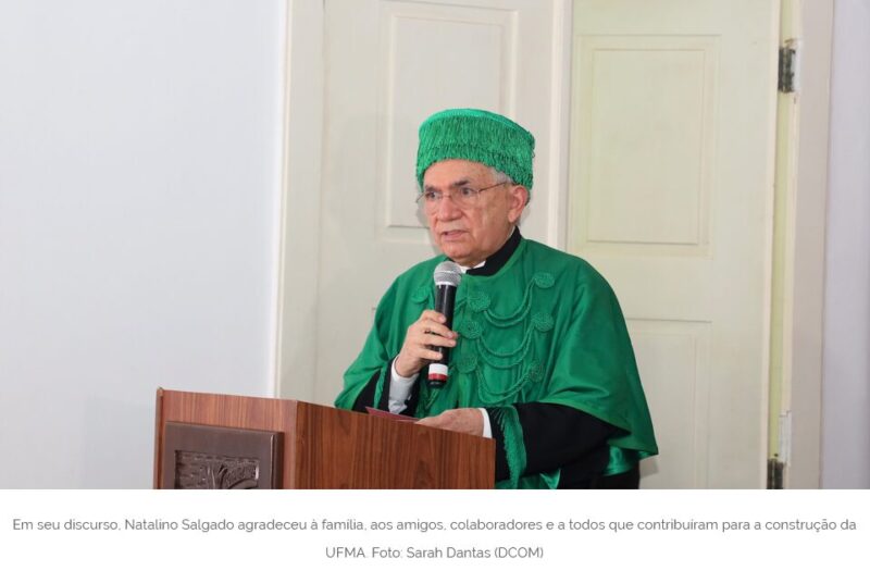 Ex-reitor da UFMA Natalino Salgado Filho é homenageado pela instituição com o título de Professor Emérito