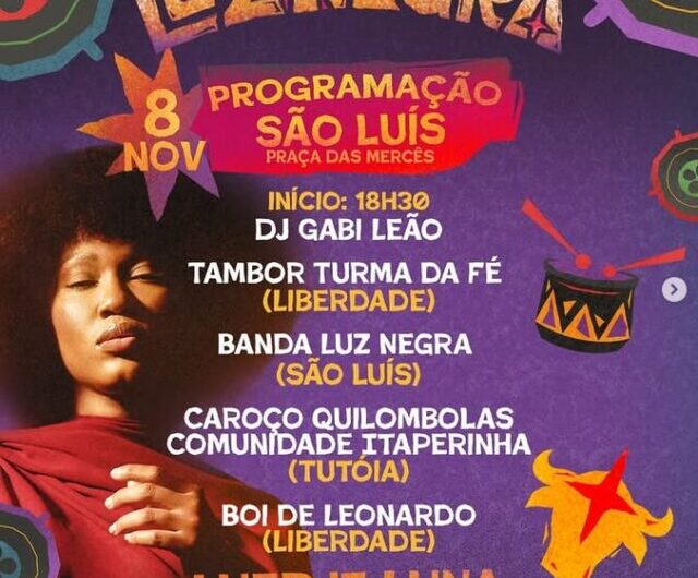 Festival Luz Negra começa neste sábado, 8, em São Luís!
