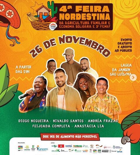 Começa hoje, 26, na Lagoa da Jansen, em São Luís, a 4ª Feira Nordestina Fenafes e a 3ª Femaf, 