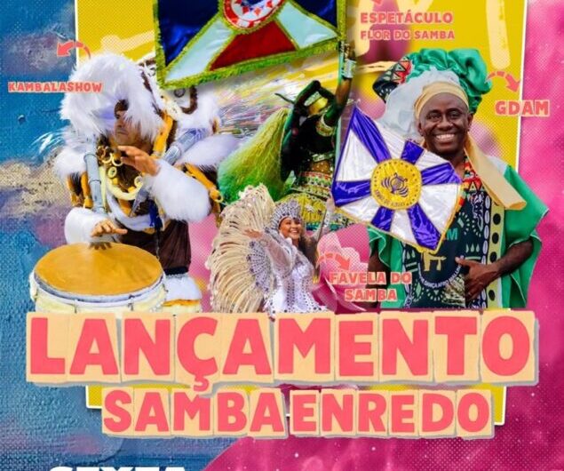 Flor do Samba lança samba-enredo 2026, nesta sexta-feira, 28 de novembro, na Praça da Flor do Samba. Bora lá!!!