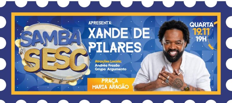 Novembro no Maranhão: shows, espetáculos e eventos nacionais gratuitos em comemoração aos 78 anos do Sesc-MA