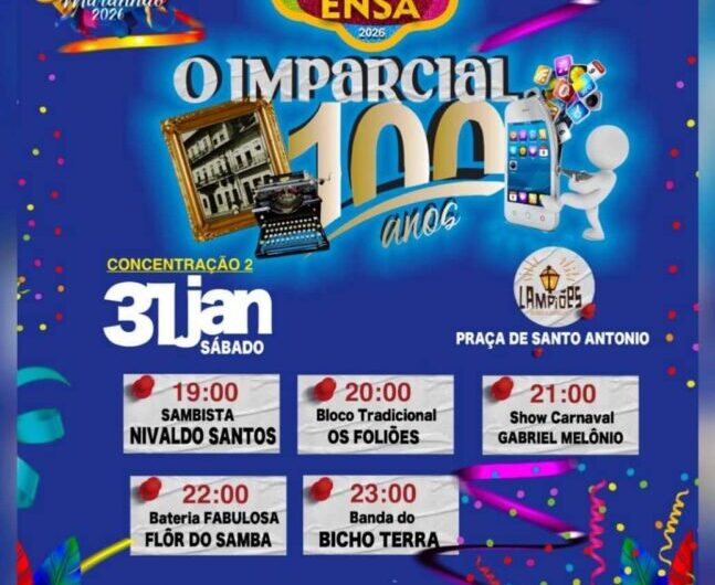 Bloco da Imprensa realiza segunda concentração carnavalesca, neste sábado, 31, às 19h, no Lampiões Buteco, no Centro