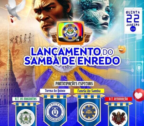 Escola de Samba Marambaia lança hoje, 22, o samba-enredo para o Carnaval de São Luís 2026!
