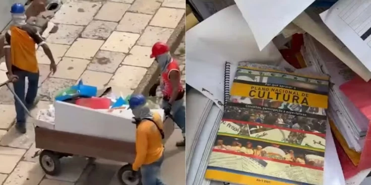 Documentos públicos são encontrados em caçamba no Centro de São Luís