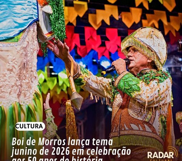 Boi de Morros celebra, neste sábado, 25, cinco décadas de trajetória nas festividades juninas com um grande evento em Casa Barrica, no bairro Madre Deus, em São Luís.