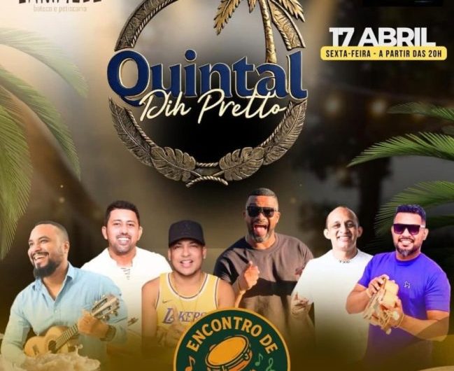 Nesta sexta, 17, e no sábado, 18 de abril tem agenda show com o melhor do samba e do bumba-meu-boi na ilha maravilha!