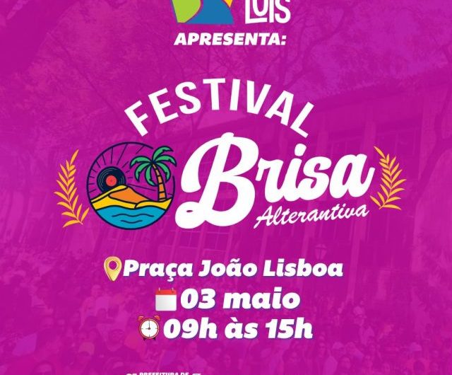 Neste domingo (03), a Praça João Lisboa recebe o Festival Brisa Alternativa dentro da @feirinha.saoluis, com muita música no coração da cidade 