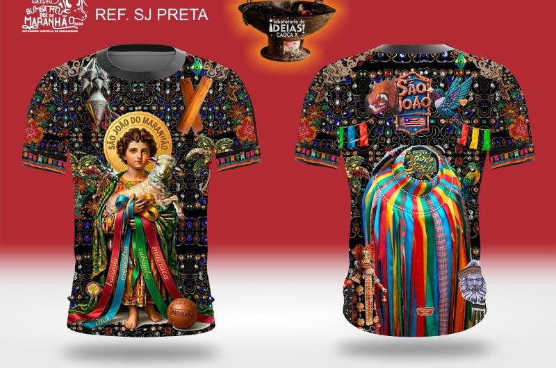 Vista o São João do Maranhão e faça bonito nos arraiais. Adquira a sua camisa para o período junino. Primeiro lote: Pedidos até 10 maio. Entrega: 23 maio. Direto com Caoca Cruz Designers.