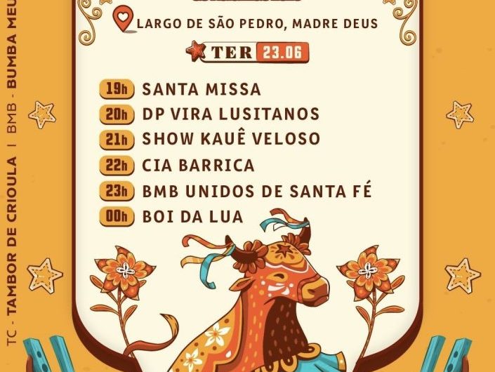 ARRAIAL DO LARGO DE SÃO PEDRO 2026