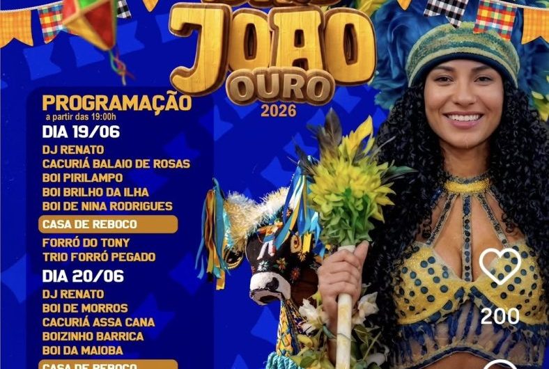 Tem São João na AABB-São Luís, no Arraial do IPEM, na Galeria Trapiche da Prefeitura de São Luís e em todo canto da Ilha! Confira as atrações e bora bater matraca, minha gente! Viva a cultura popular maranhense! Êh, boi!