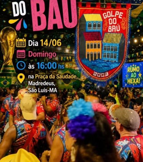 Urubu levou a chave!!! Samba do Baú rola neste domingo, a partir das 16h, na Praça da Saudade, na Madre Deus em São Luís!