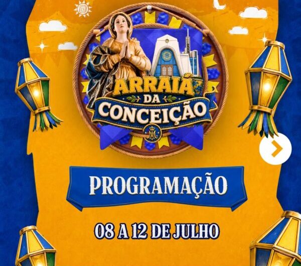 Arraiá da Conceição continua até domingo,12 de julho, no Largo do Santuário, no bairro do Monte Castelo, em São Luís.