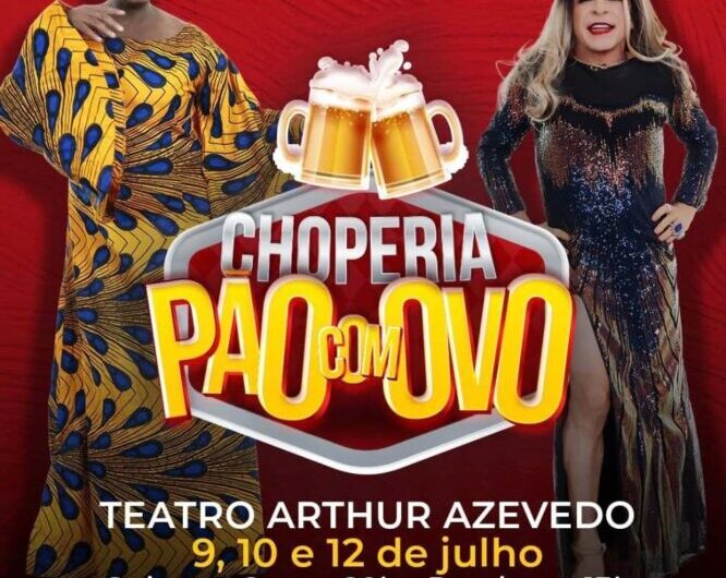 Fim de semana tem festa na Choperia Pão com Ovo, no Teatro Artur Azevedo! O editor do Blog foi, aprovou e recomenda!