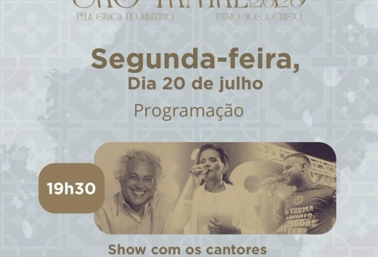 São Pantaleão com brilho especial, logo mais, a partir das 19h30! Shows gratuitos com os cantores Gabriel Melônio, Dory Lima e Arthur Santos, às 19h30!!!