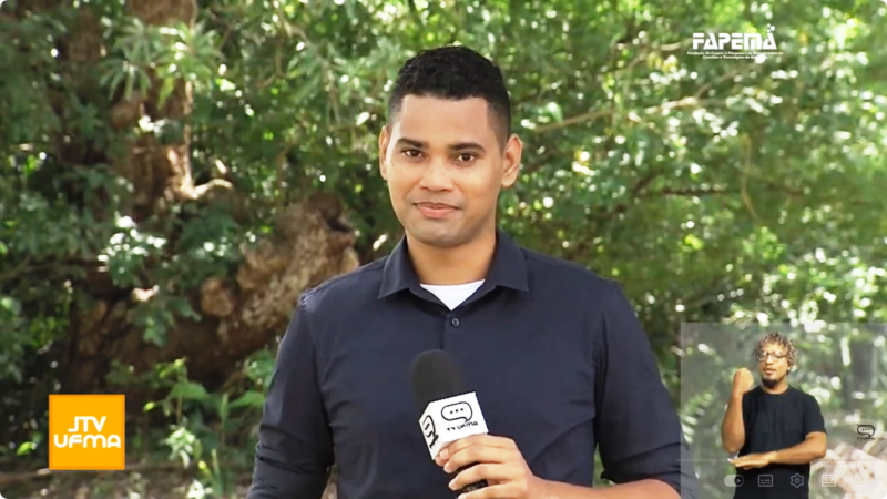 John Haién, repórter da TV UFMA é indicado ao Prêmio CONFAP, instituído pelo Conselho Nacional das Fundações Estaduais de Amparo à Pesquisa