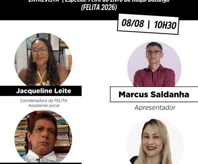 Felita 2027: Programa História em Debate, neste sábado, terá Especial III Feira de Livros do Itaqui-Bacanga.