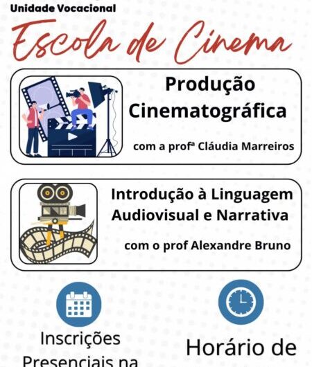 Escola de Cinema abre inscrições para novos cursos!