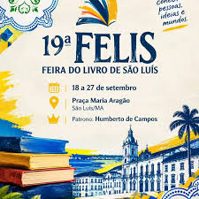 19ª Feira do Livro de São Luís reúne literatura, cultura e programação para toda a família na Praça Maria Aragão de 18 a 27 de setembro