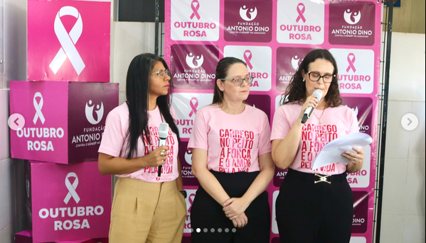 Com o tema “Carregue no peito um amor pela vida”, Fundação Antônio Dino abre campanha Outubro Rosa 2026 no Hospital do Câncer Aldenora Bello
