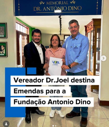 Por meio de emenda, Dr. Joel destina R$ 750 mil reais à Fundação Antonio Dino para a manutenção do Hospital do Câncer Aldenora Bello