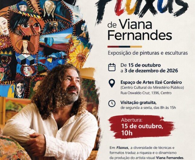 Fluxus, exposição do artista visual, músico e luthier, Viana Fernandes, será aberta nesta quinta, 15, no Centro Cultural do Ministério Público do Maranhão, em São Luís.
