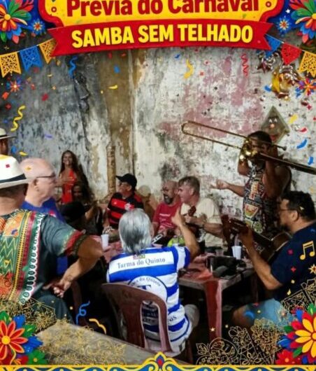 1º de novembro, às 17h, na Rua do Giz: Turma do Vandico bota o bloco na rua e abre alas com prévia do carnaval 2027 e samba sem telhado! Tô dentro!