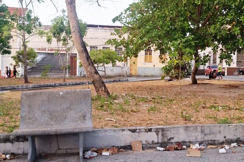 Atenção, dona SEMOSP da Prefeitura! Alô, secretário de Obras de São Luís! Três importantes praças da nossa cidade precisam urgente de limpeza e capina. Anotem: Praças da Alegria, do Ex- Combatente (Retiro Natal) e Mestre Antônio Vieira (Monte Castelo). Vamos debelar a sujeira nesses locais, favor!